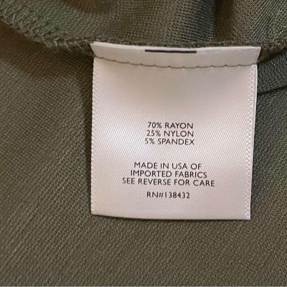 ModCloth Olive Green Pleated Mini Skirt size L - Picture 10 of 10